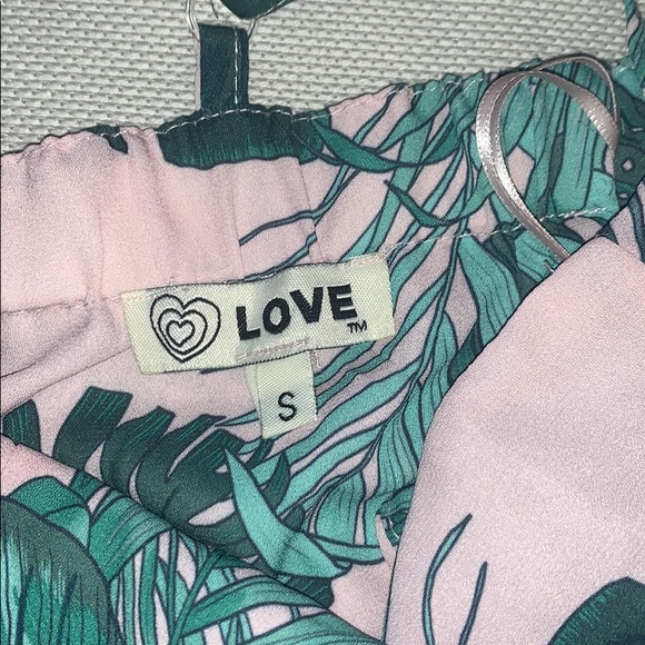 LF tropical open mid-drift romper - Picture 3 of 3